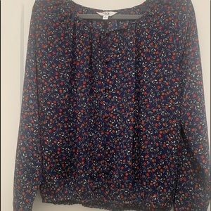 Jack by BB Dakota ditsy floral blouse with buttons